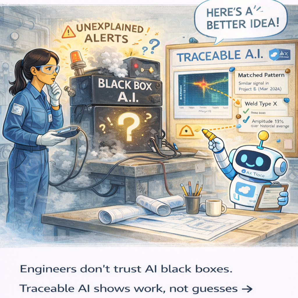 Non-Destructive Testing Needs Explainable AI, Not Black Boxes