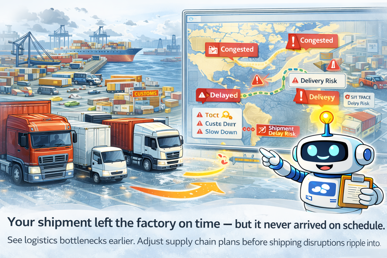 When Logistics Breaks the Supply Chain
