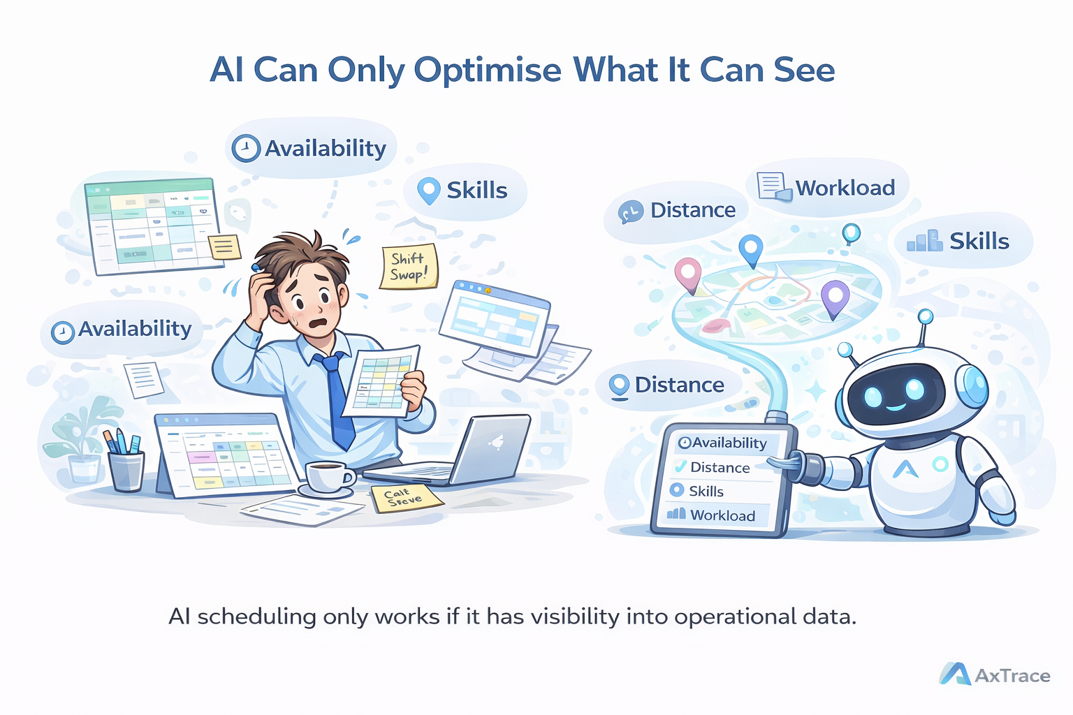 Why Visibility Must Come Before AI Scheduling
