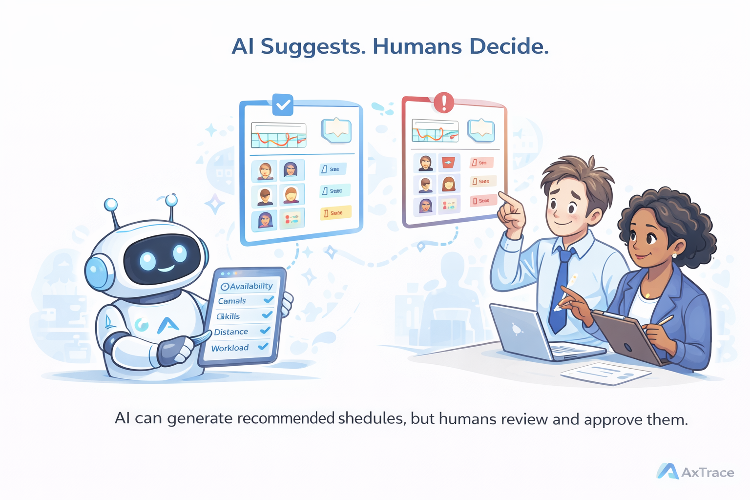 AI Scheduling Is Not About Replacing Humans