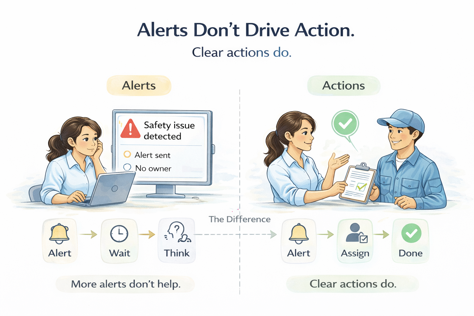 Alerts Don’t Drive Action