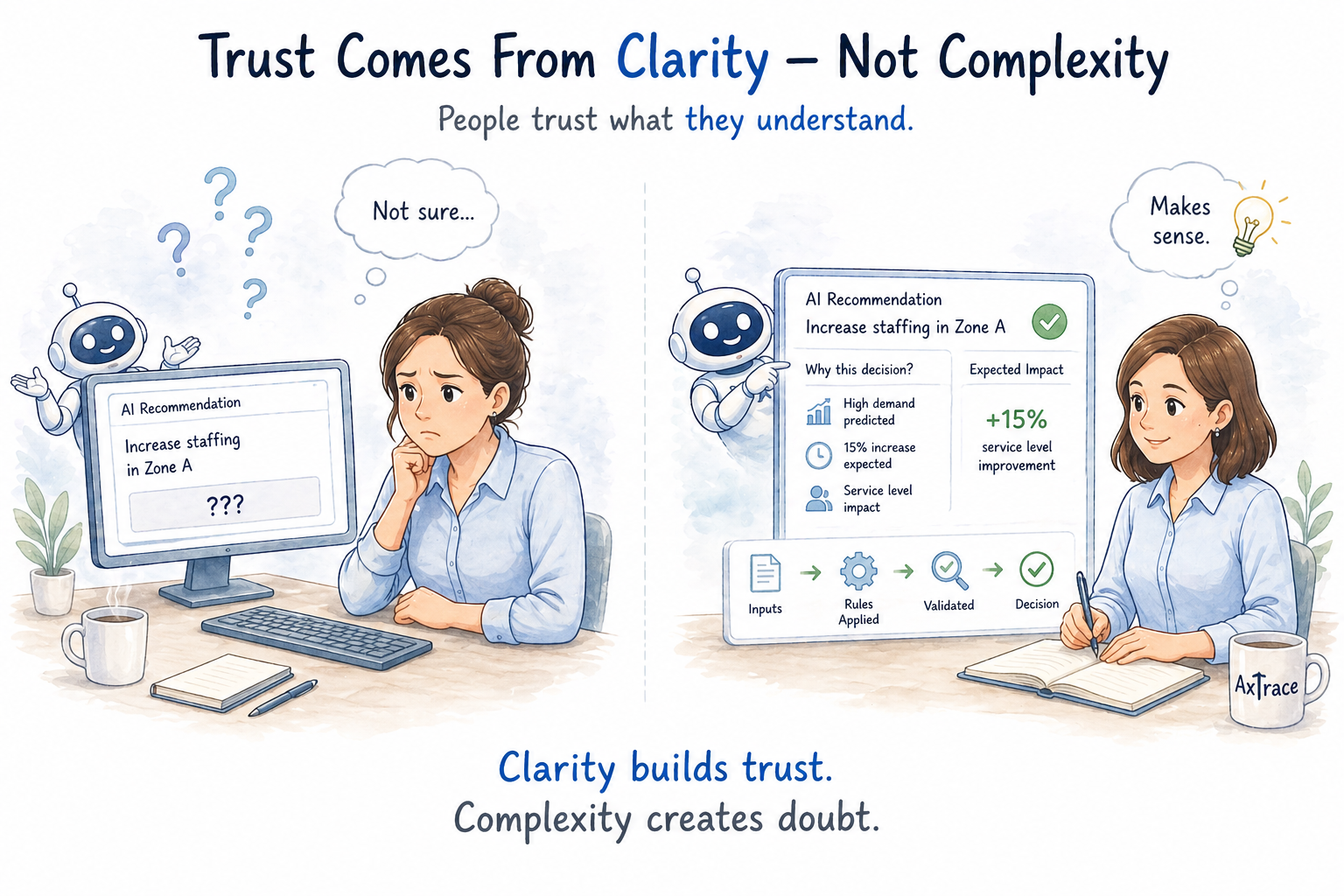 What Makes an AI Decision Trustworthy
