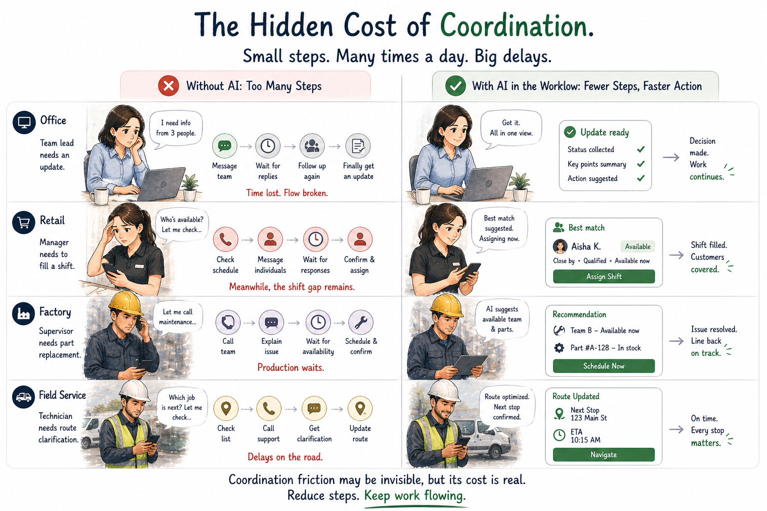 The Hidden Cost of Coordination