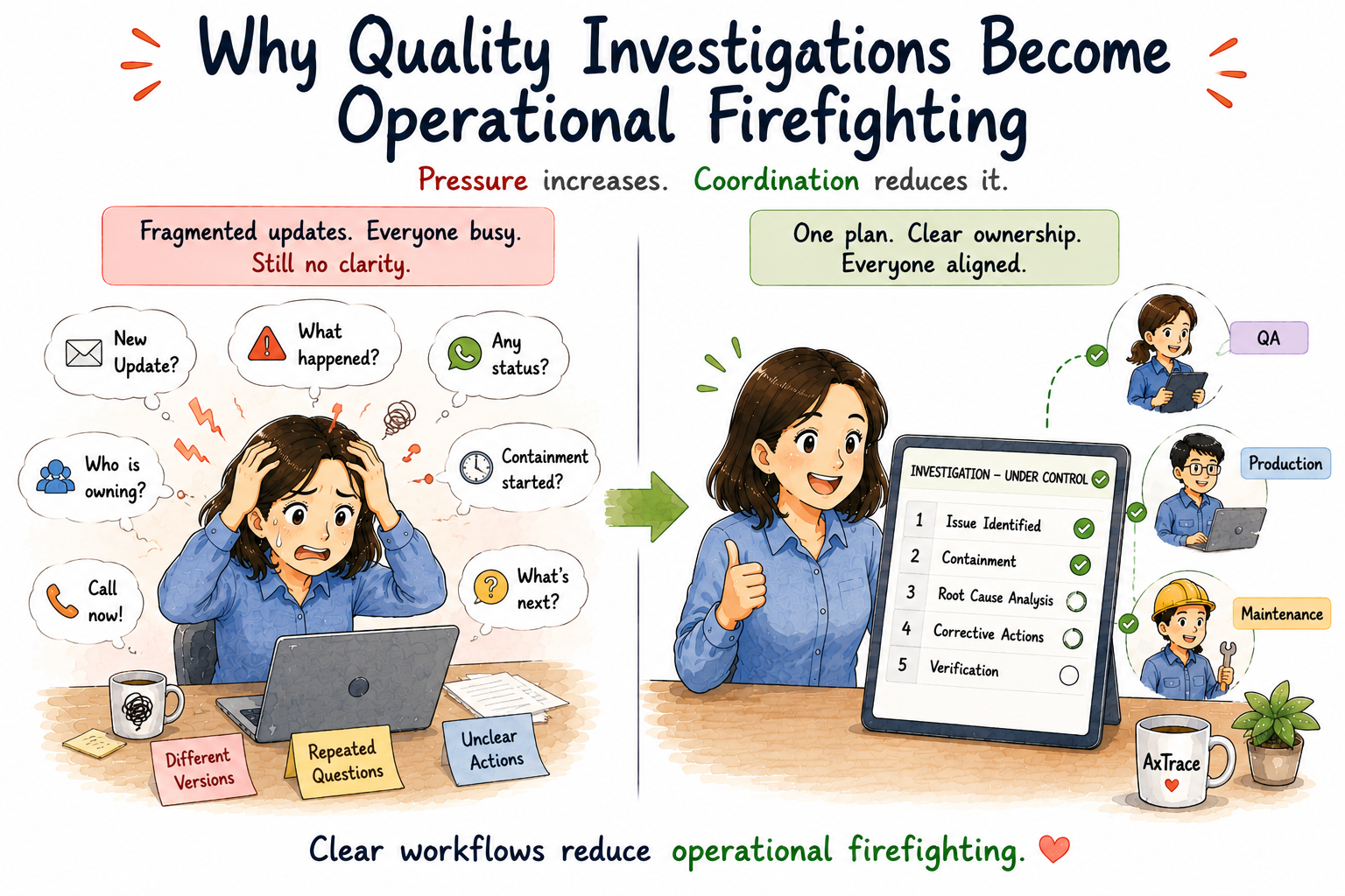 Why Quality Investigations Become Operational Firefighting