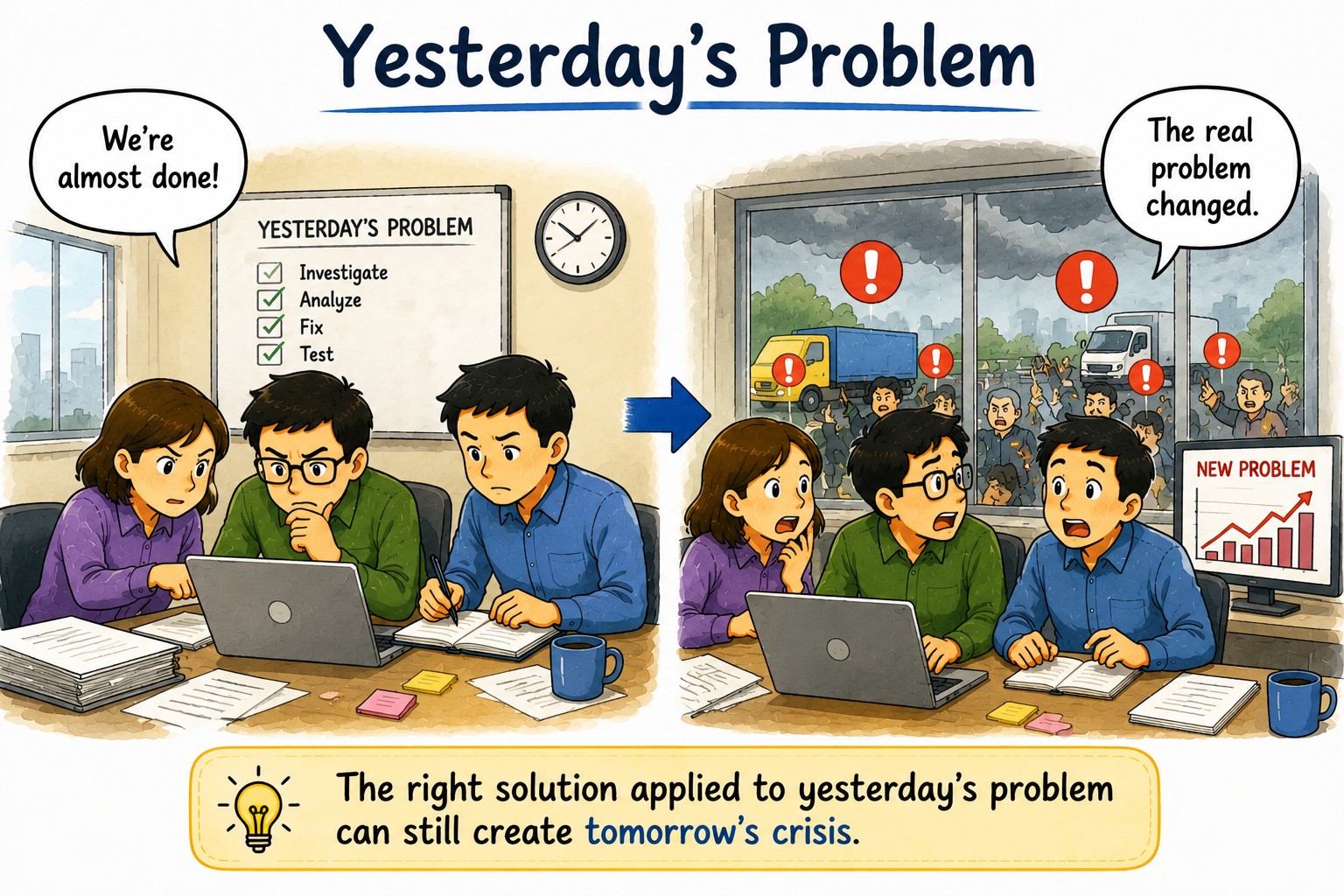 The Danger of Solving Yesterday's Problems