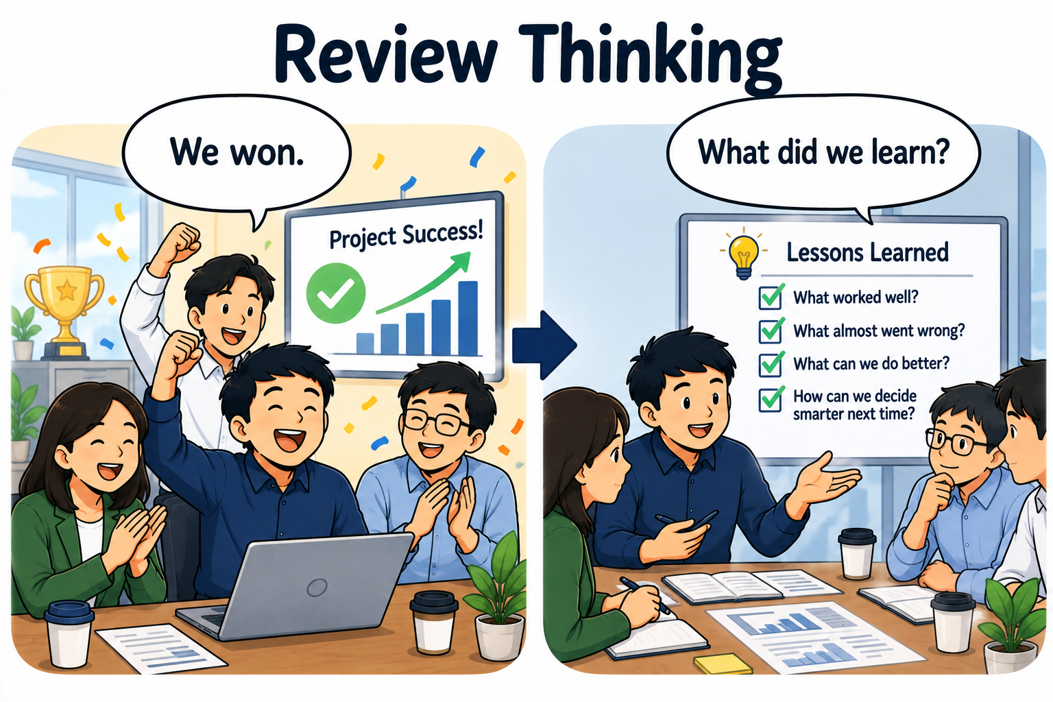 Great Teams Review Their Thinking