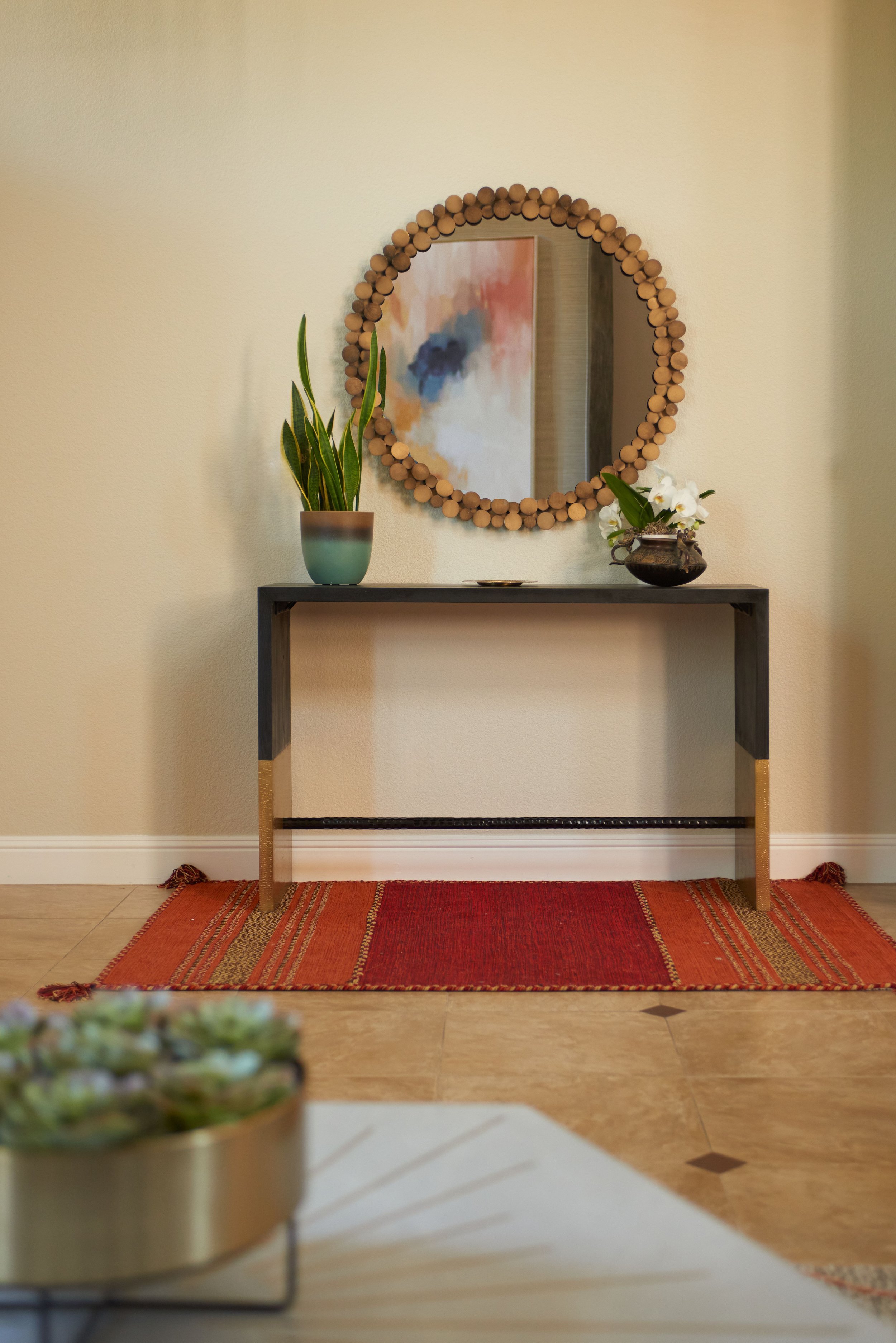 Entryway Interior Design by Raashi Design in Fremont, CA (1).jpg