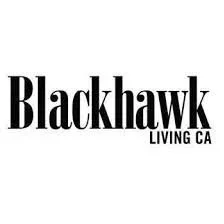 Blackhawk Living CA logo in black and white