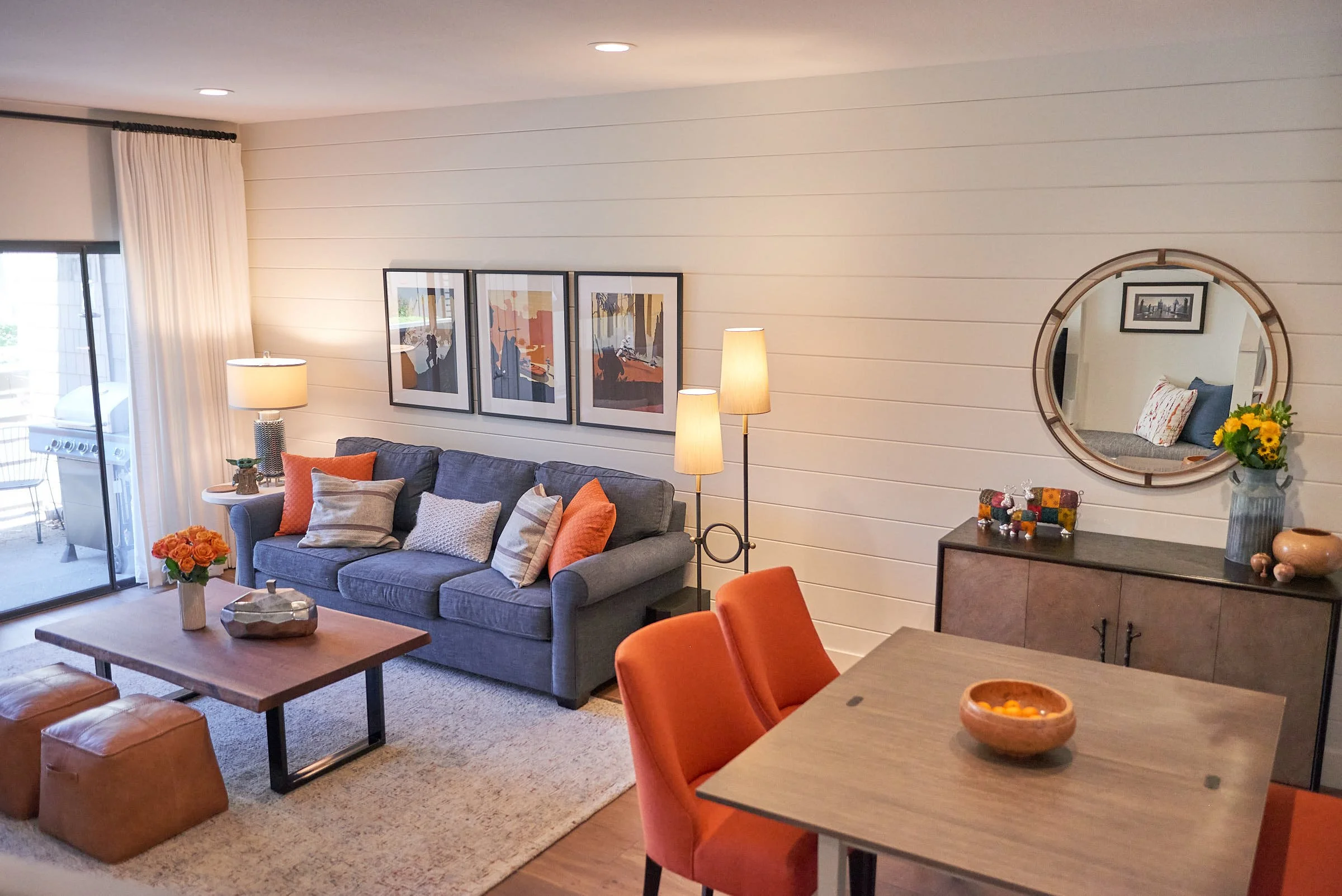 full-service-interior-design-pleasanton-ca-design-details-for-a-finished-space-cozy-dining-and-living-room-shiplap-walls-blue-with-bright-orange-colors.jpg