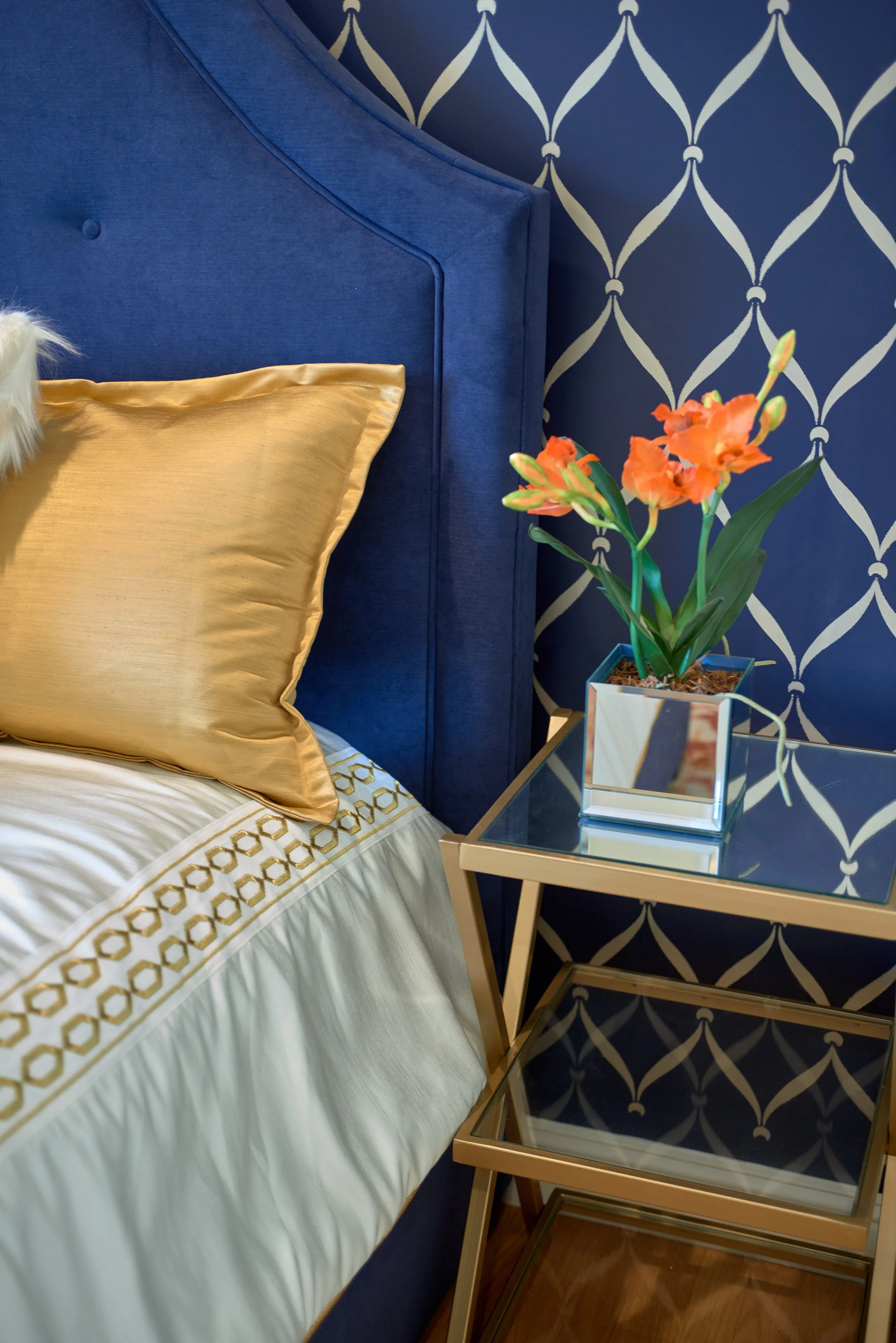 Bedroom 1 Interior Design by Raashi Design in Fremont, CA (3).jpg