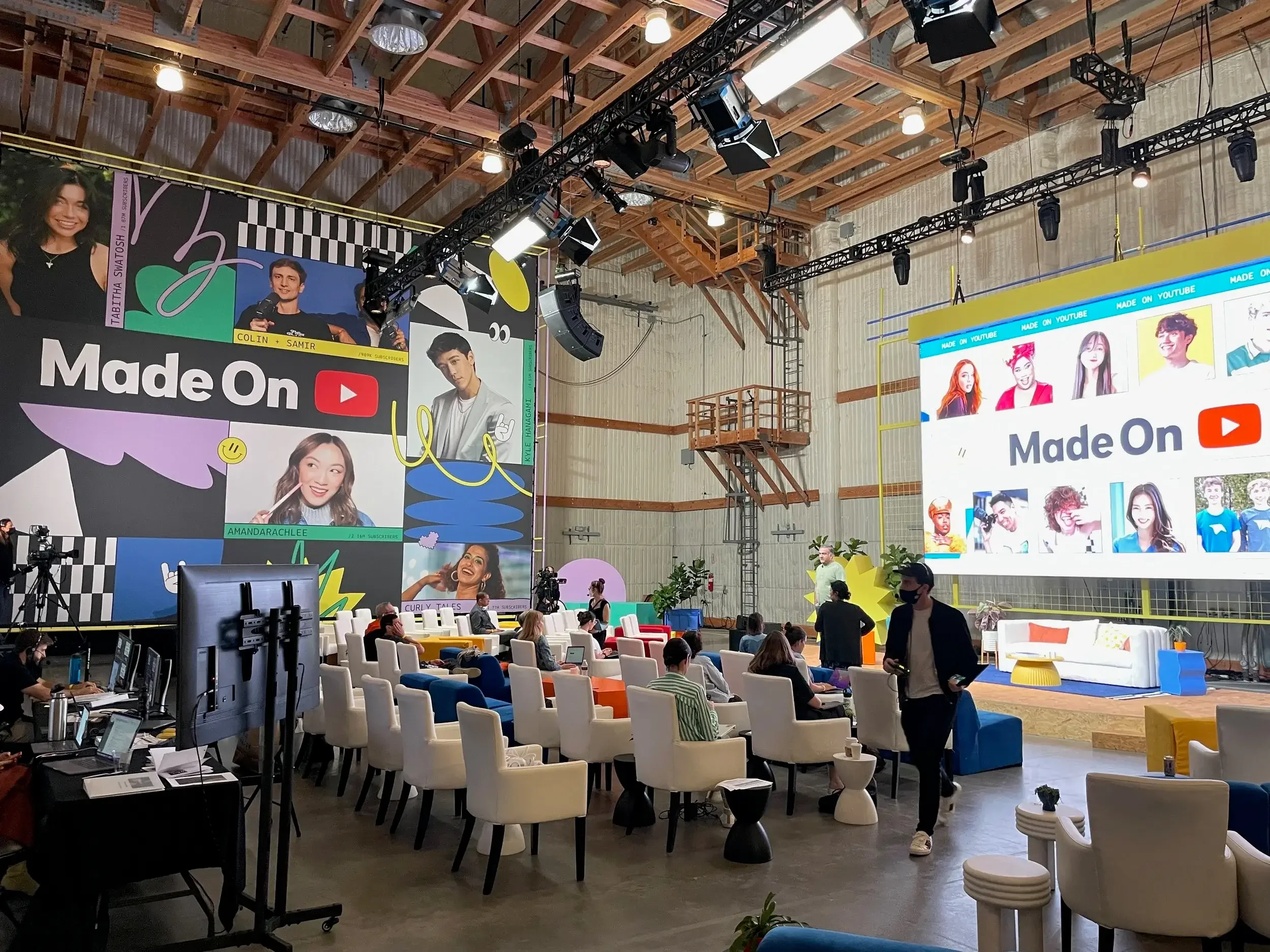 Made on YouTube event stage at the Spruce Goose Hangar