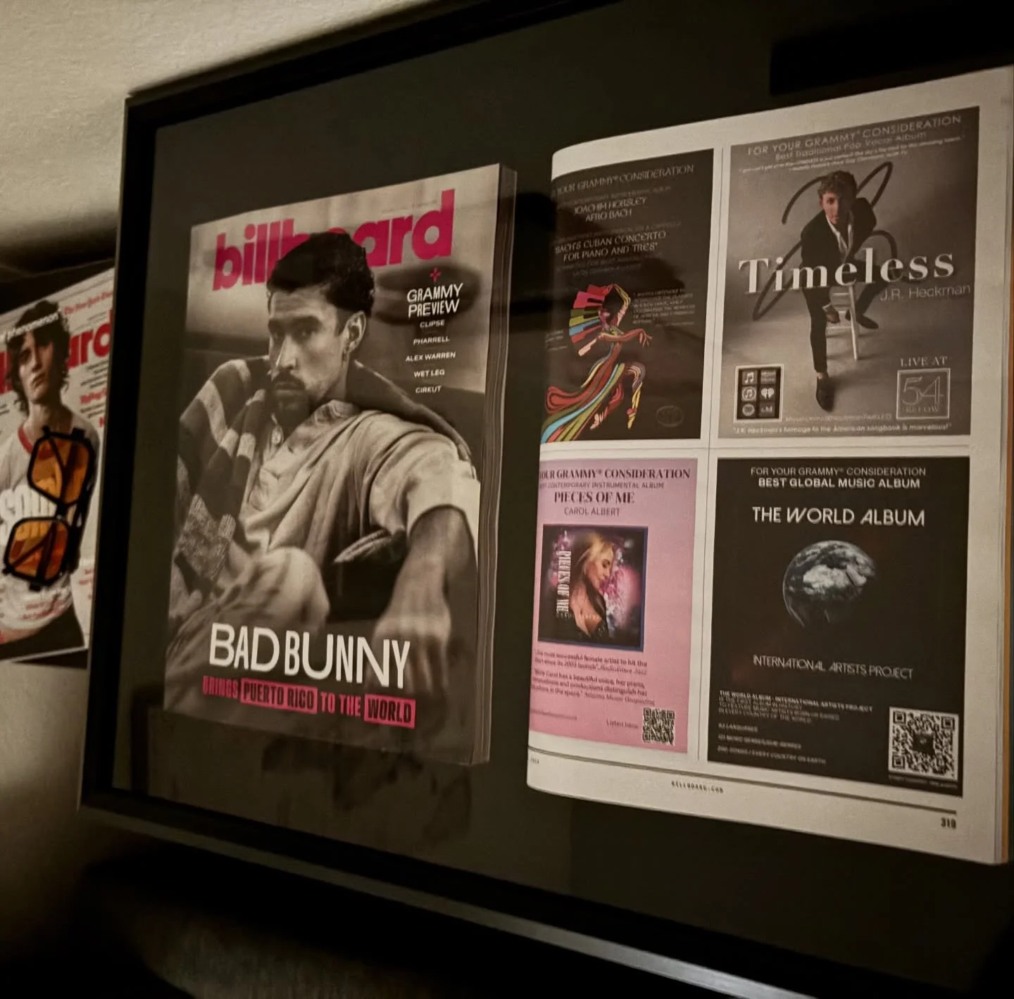 Billboard Magazine&rsquo;s Grammy&reg; Contenders Issue featured The World Album - International Artists Project, as it&rsquo;s on the ballot for Best Global Music Album.

This marks the first time in history an artist born in every country of the wo