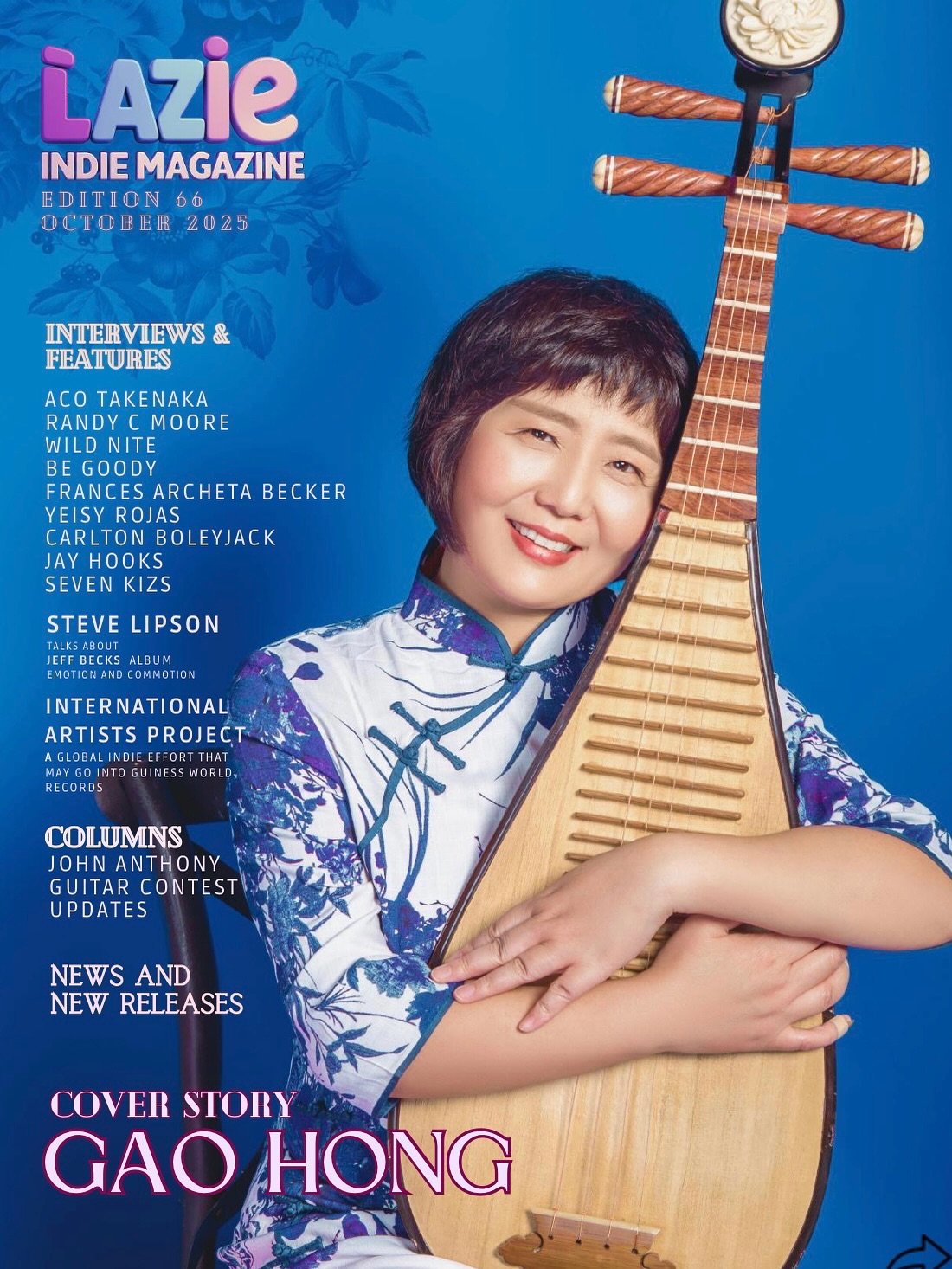 Lazie Indie Magazine @lazie_indie features &ldquo;The World Album&rdquo; &amp; International Artists Project in their October Issue - Edition 66 (pages 46 - 51)🎵🌍

#lazieindie #lazieindiemagazine #internationalartistsproject #theworldalbum #globalm