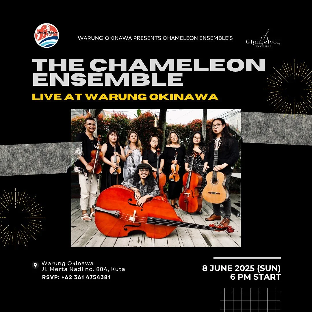 Hey everyone, we're back! 
This time we'll take you through the elegance of the Blue Danube, the passion of the Tango, and the charm of Bridgerton-inspired melodies. All in the intimate setting of a Japanese culinary paradise in Bali. 
Come save your