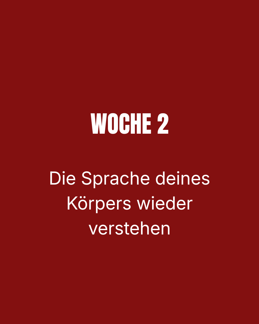 Sensitive Strength Journey / 1:1 Intensiv-Begleitung: "Woche 2: Fokus auf das Verständnis der Körpersprache"