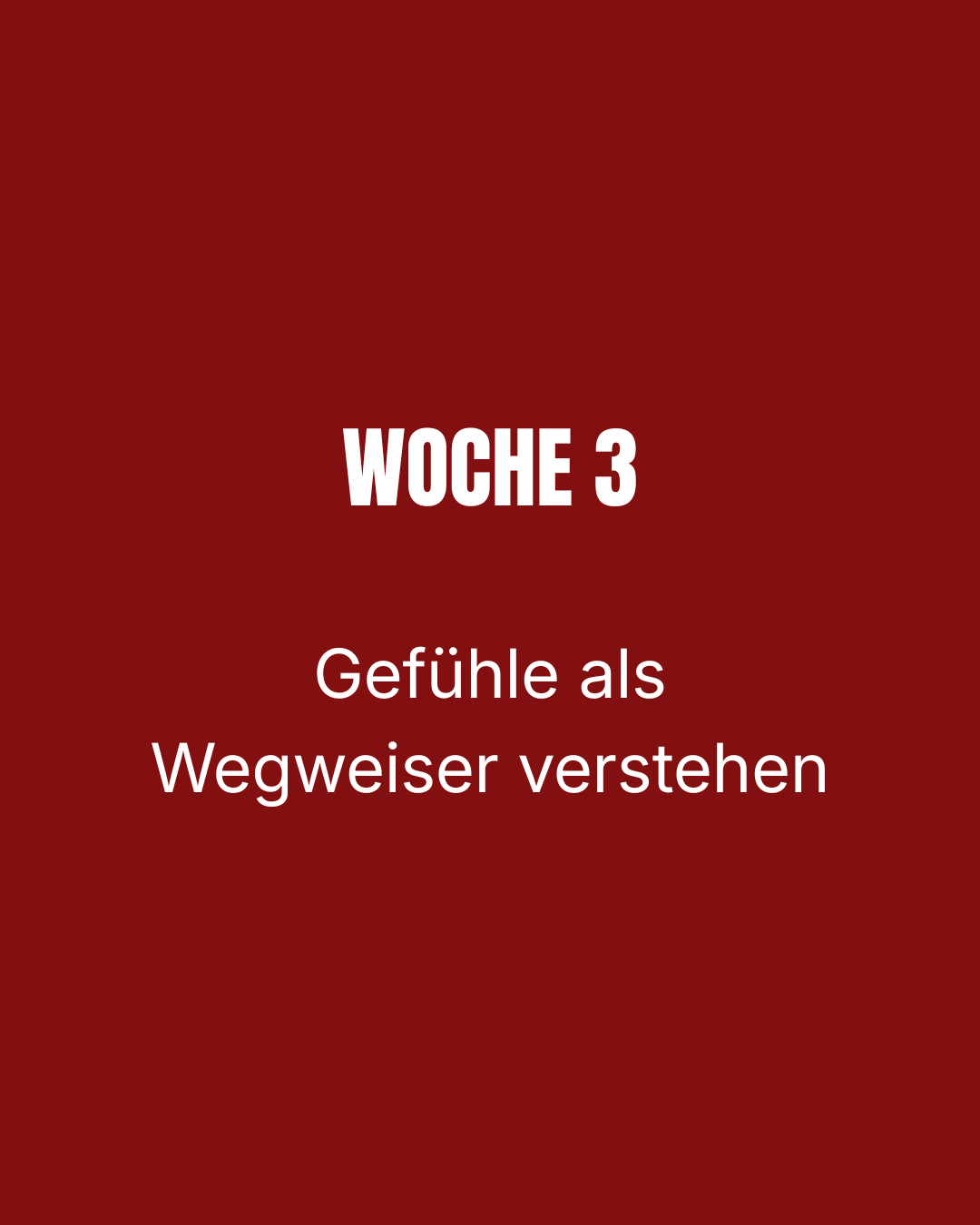 Sensitive Strength Journey / 1:1 Intensiv-Begleitung: "Woche 3: Gefühle als Wegweiser verstehen"
