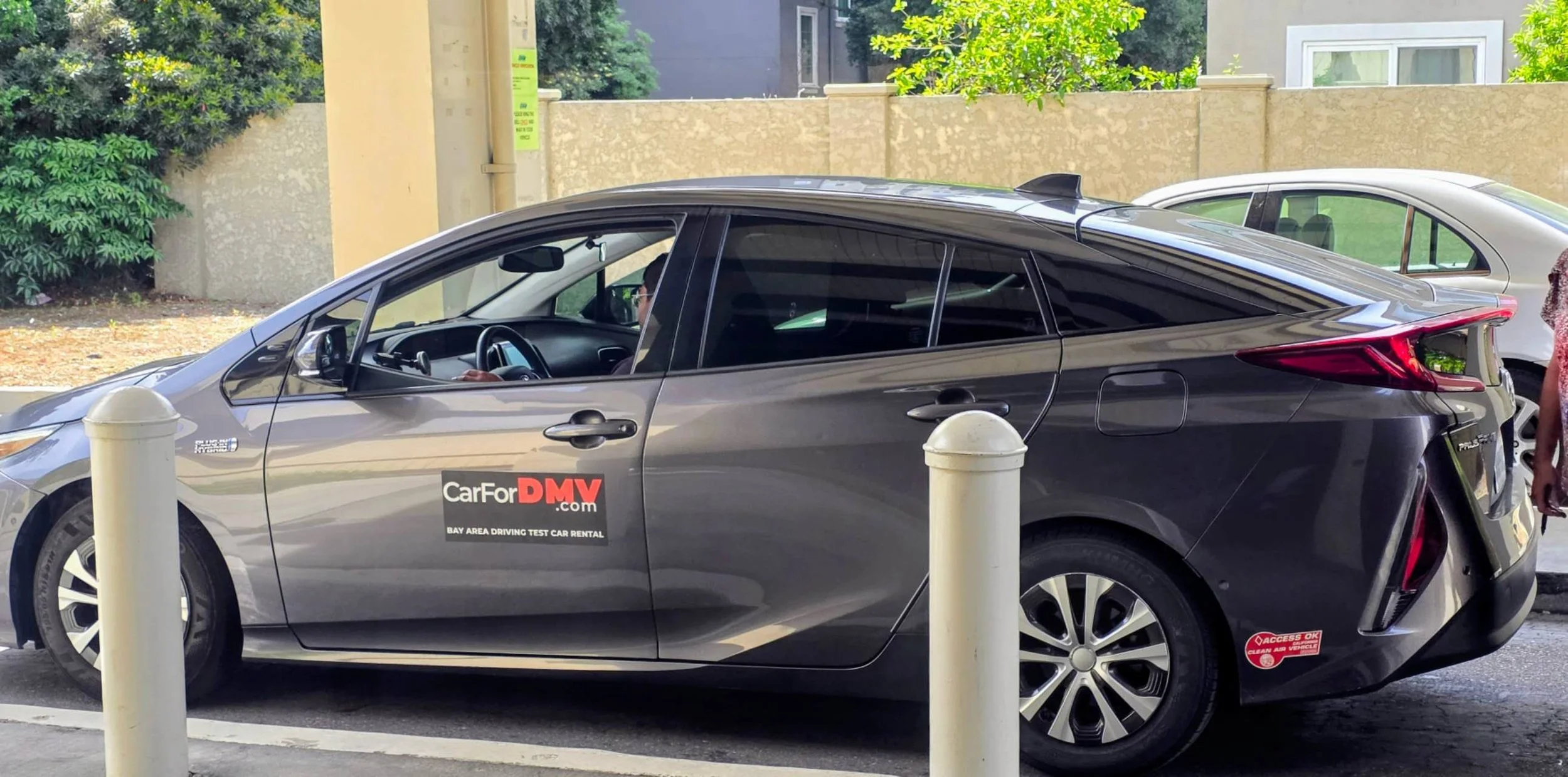 DMV ready test car for Daly City driving test