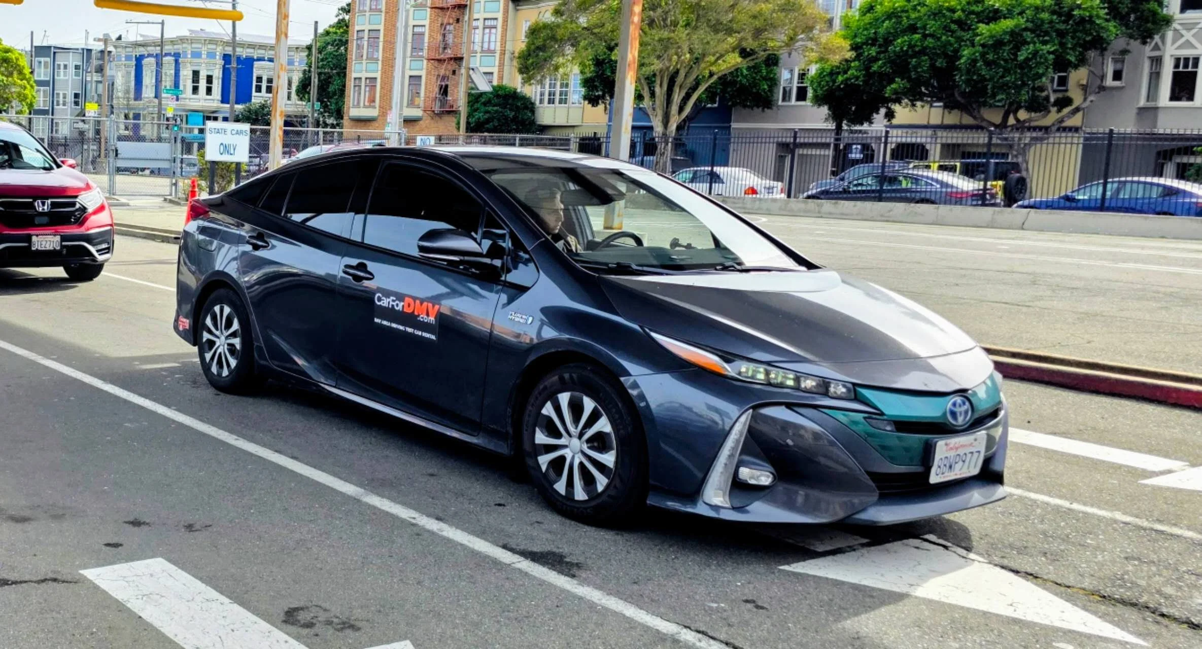 DMV ready Prius for San Francisco driving test