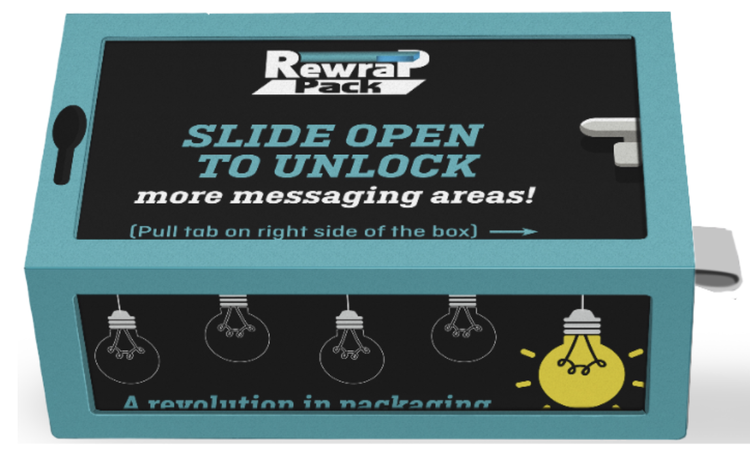 Vous ouvrez la box — démonstration du packaging Rewrappack