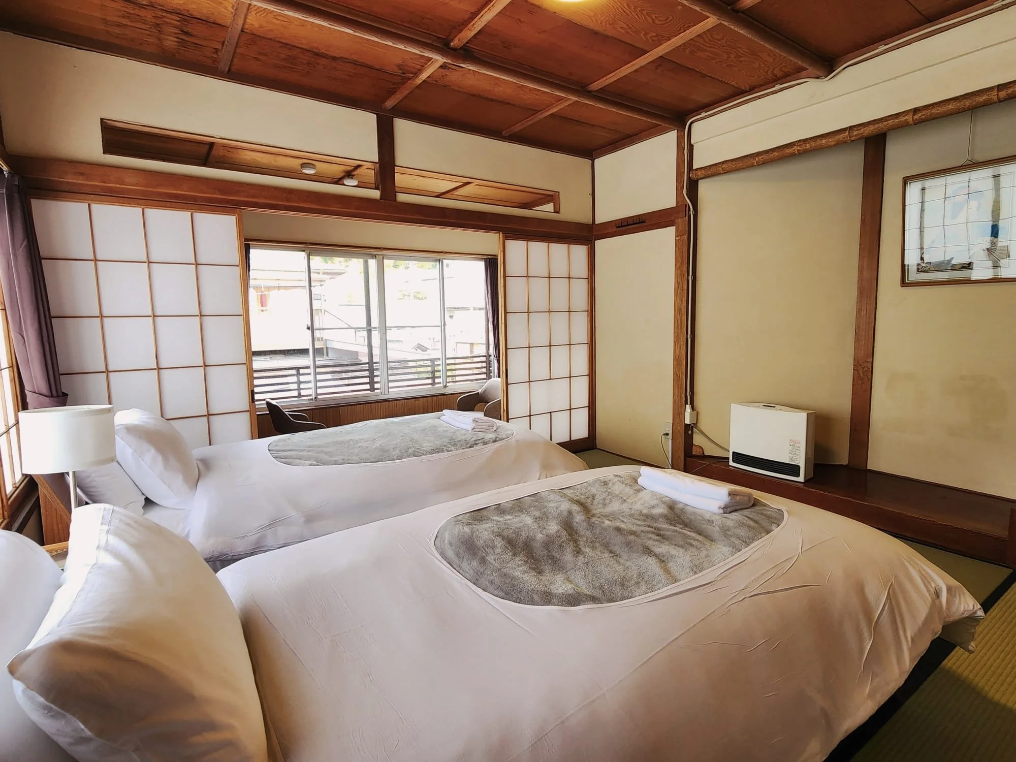 8-Tatami Standard Twin Room 23 - Bedroom / Sitting Area / Heater
