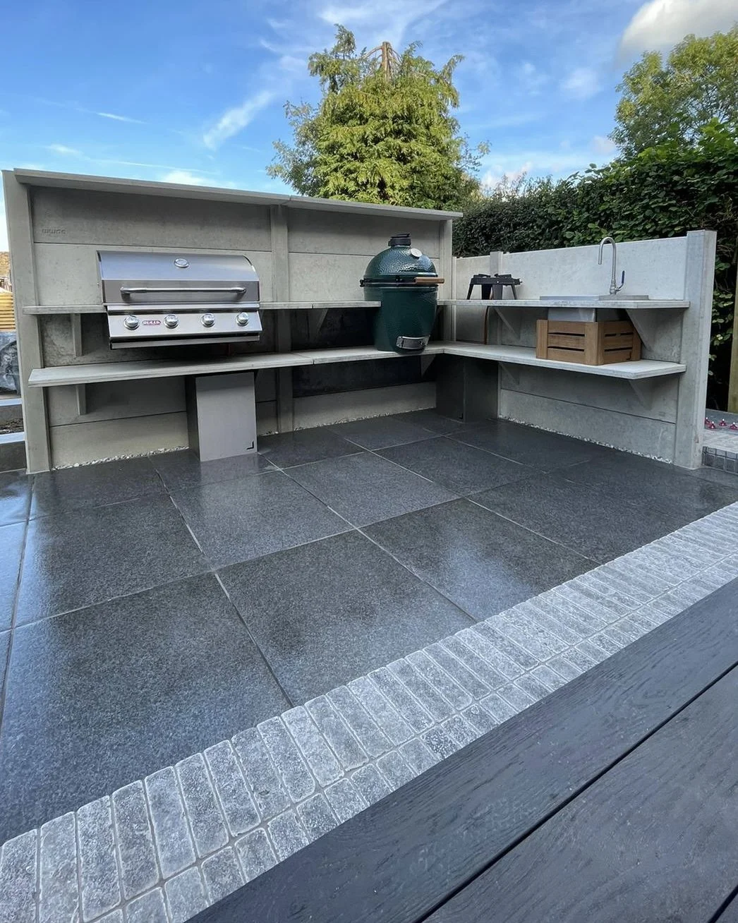 paving and bbq