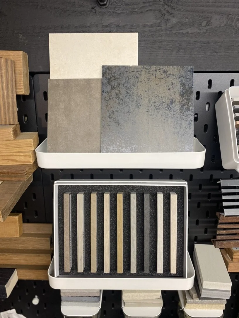 material samples in office