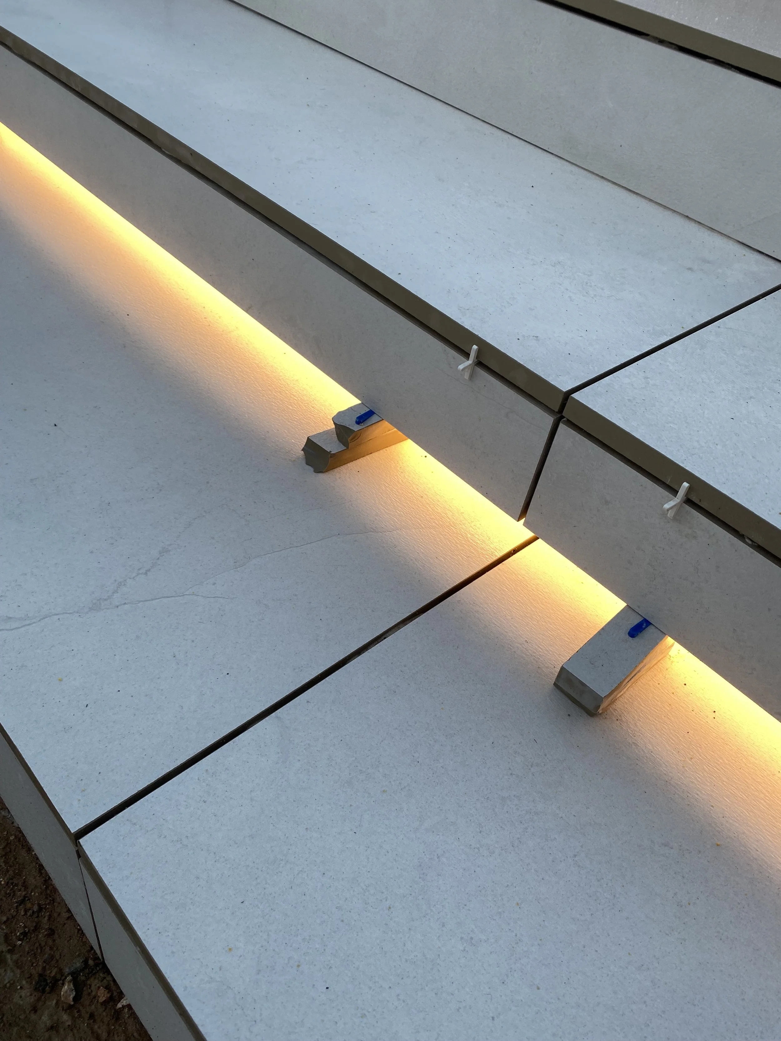 step detail with lighting