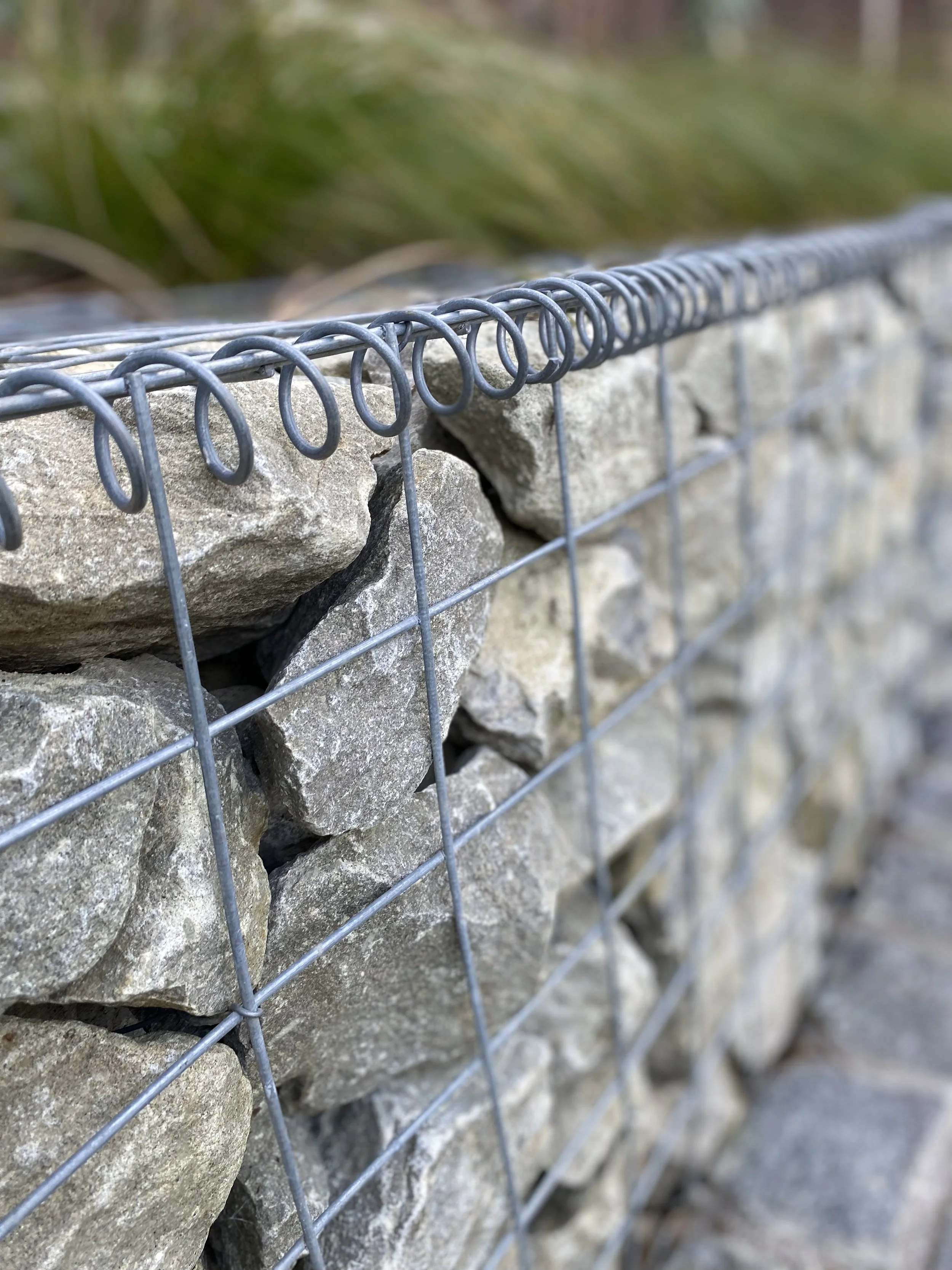 gabion detail close up