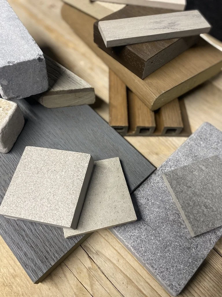 landscape material samples