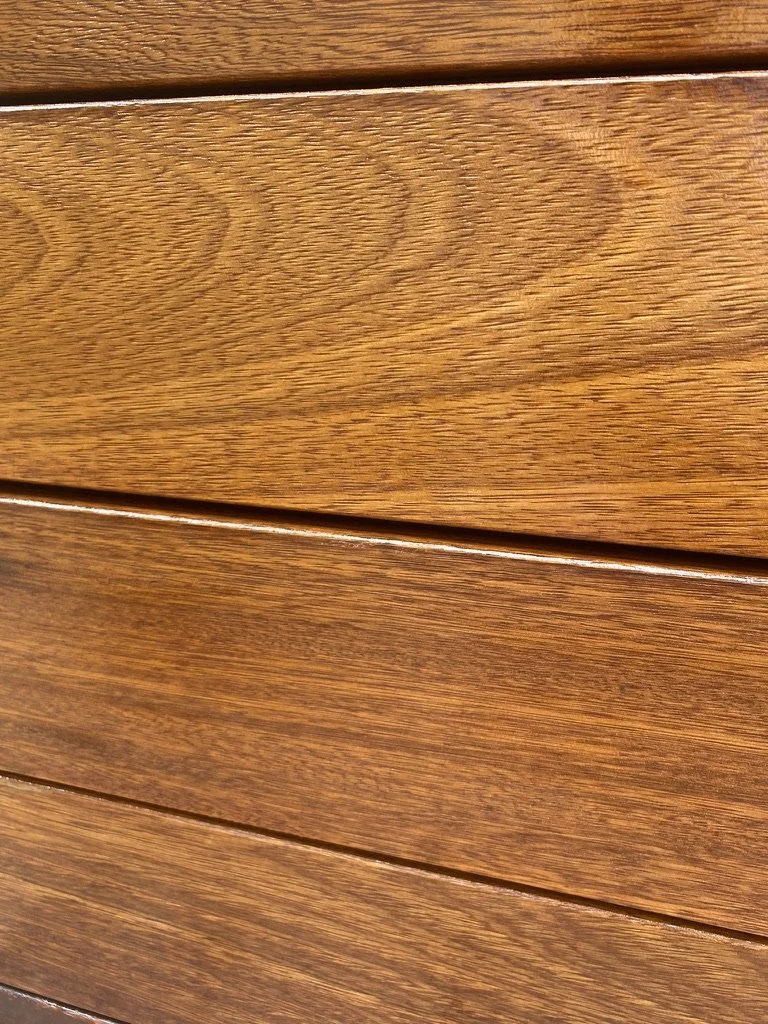 hardwood cladding detail