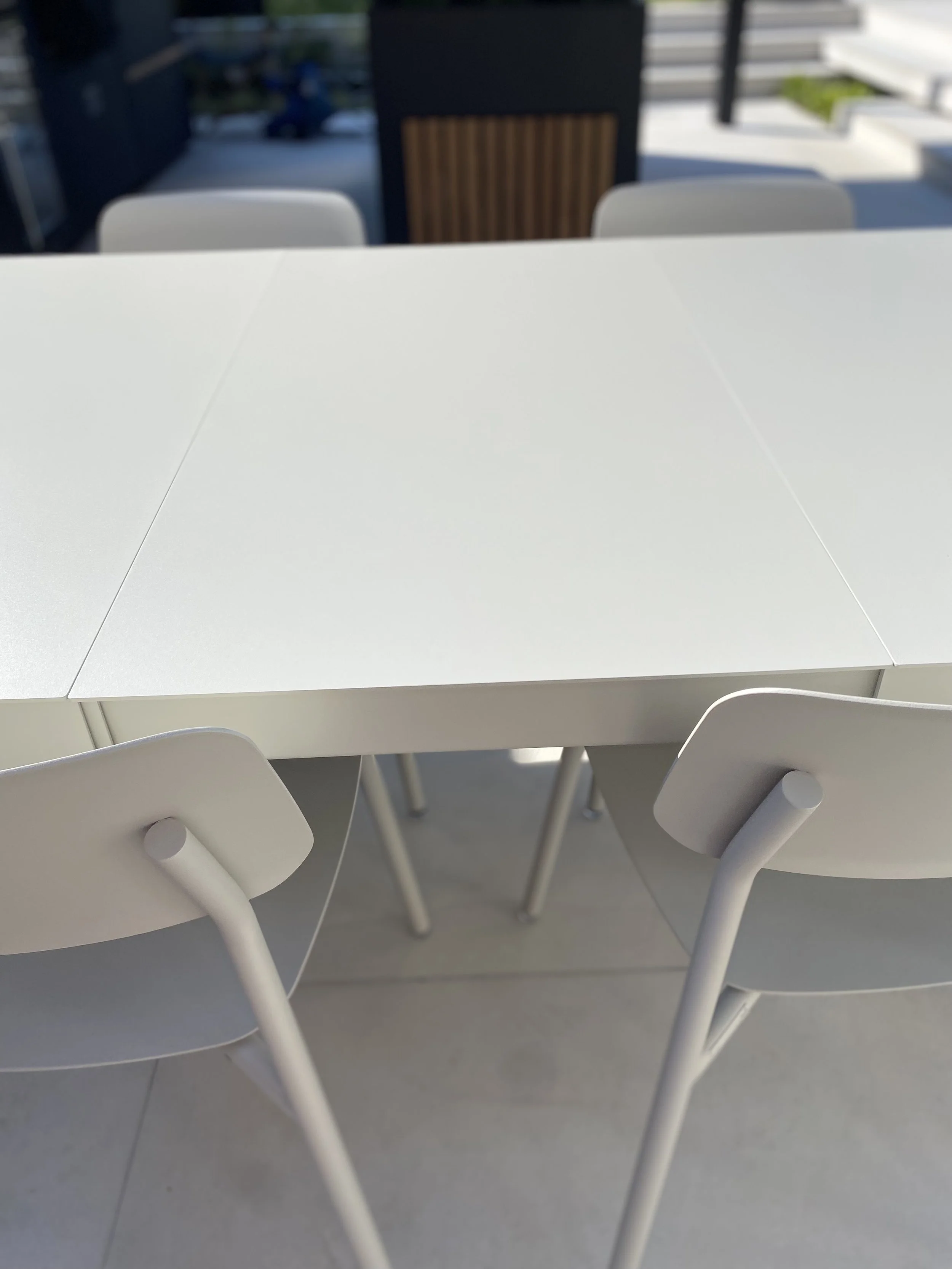 fermob table and chairs detail