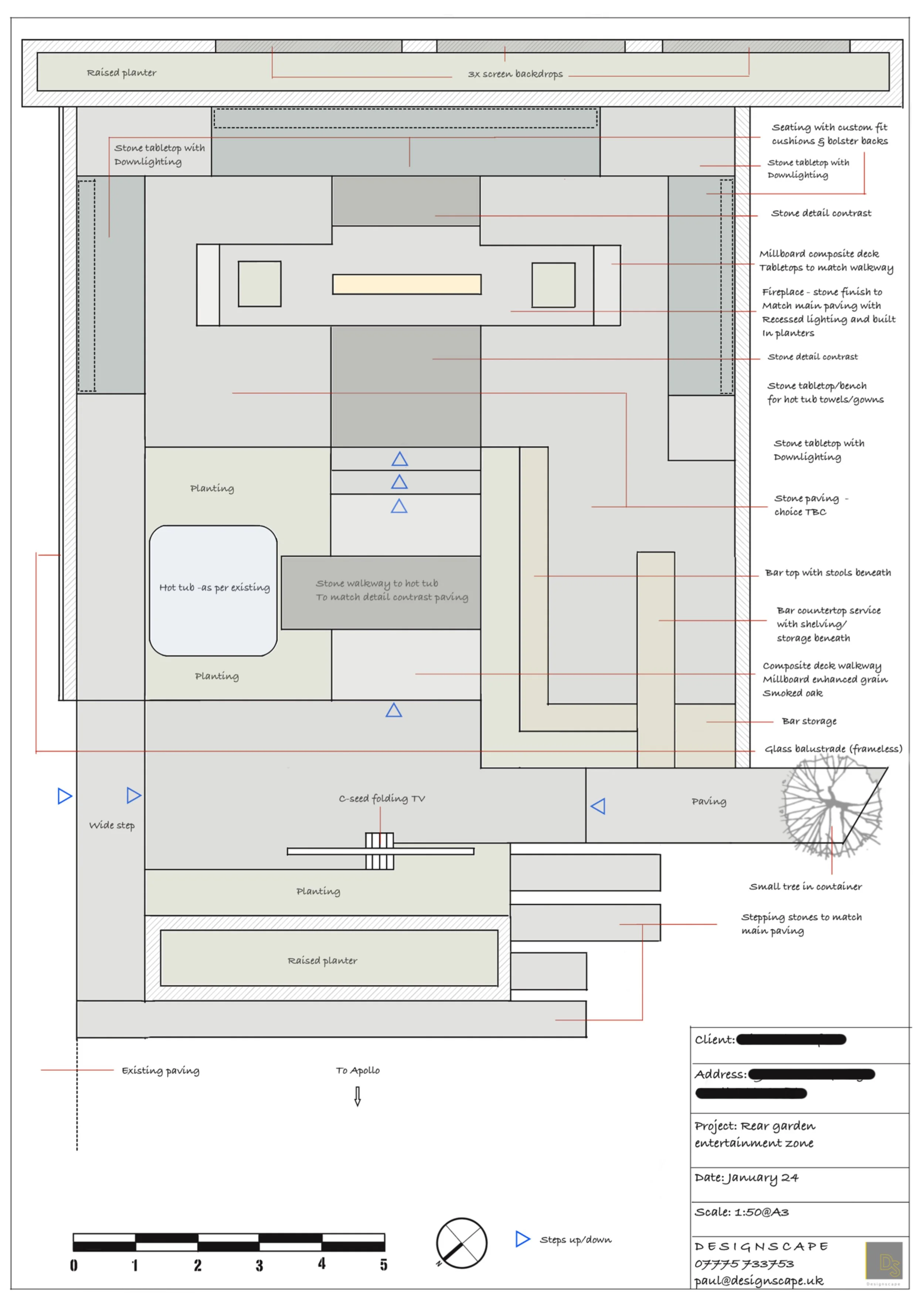rear garden masterplan 