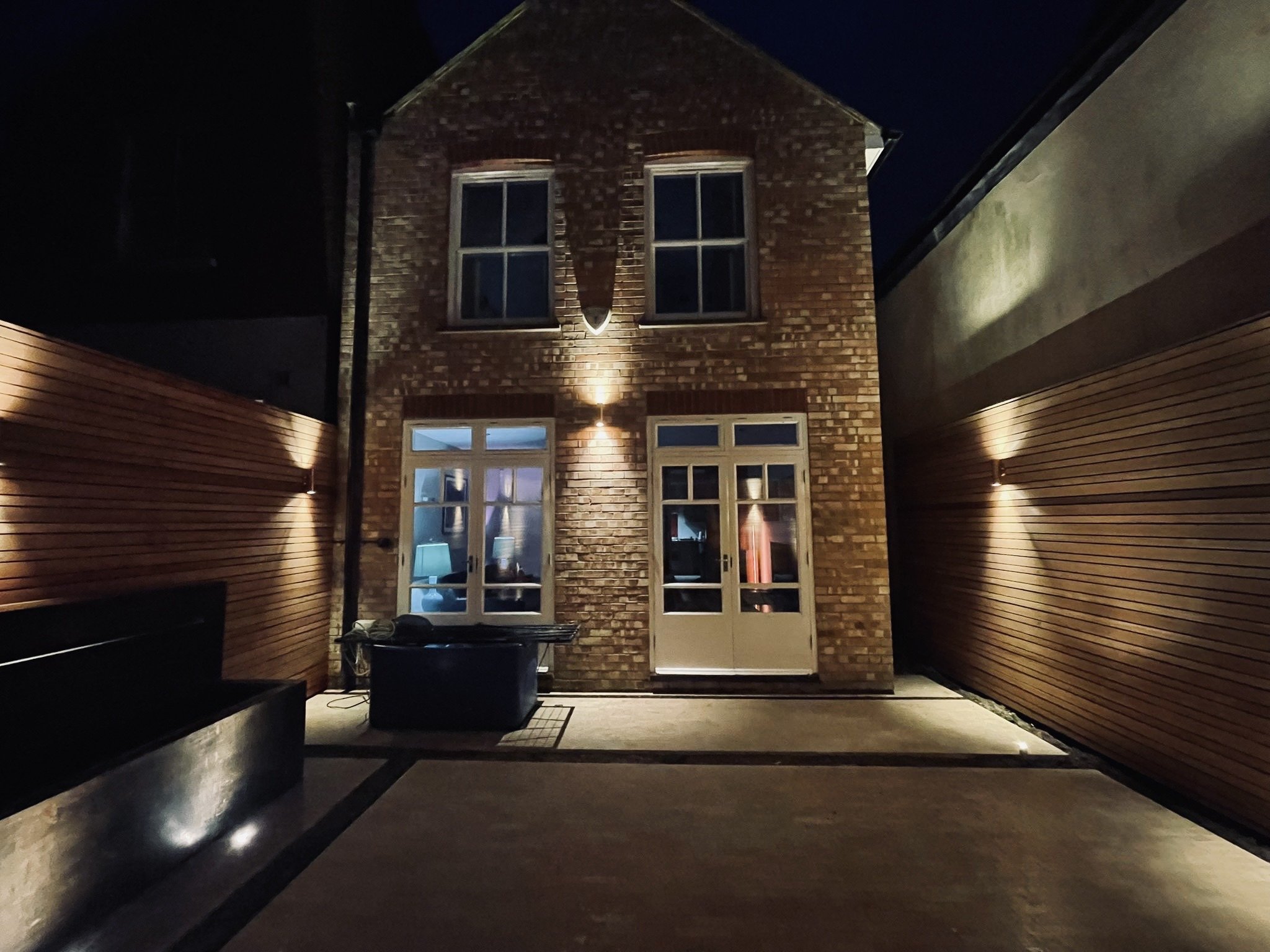 lighting being tested