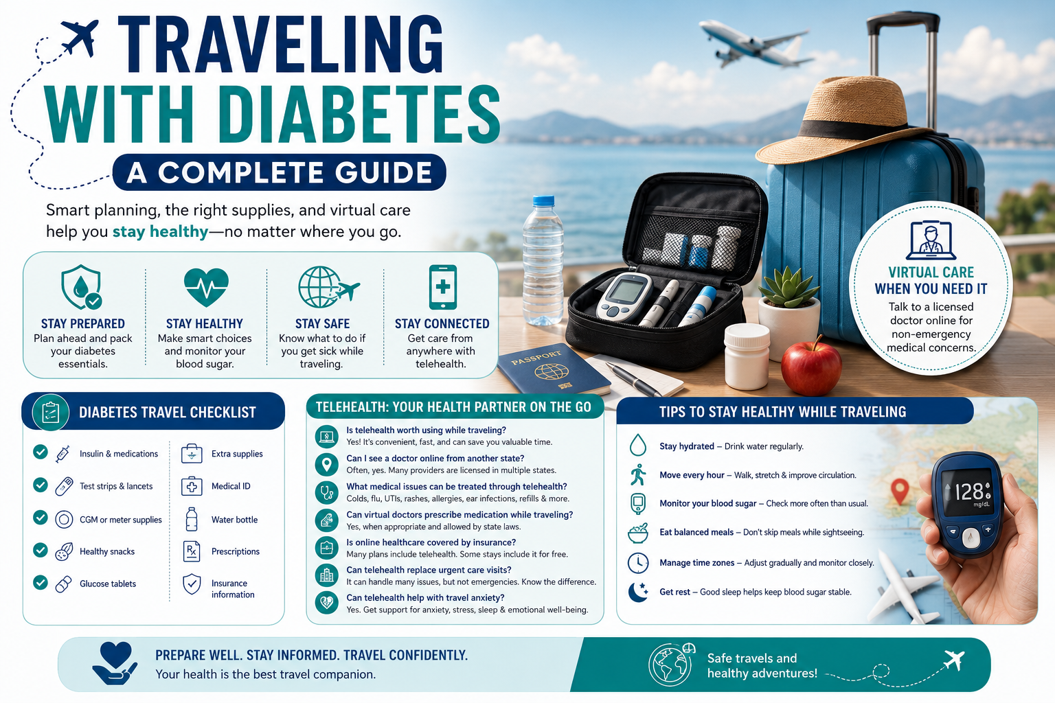 Traveling With Diabetes: A Complete Guide to Safe and Stress-Free Trips