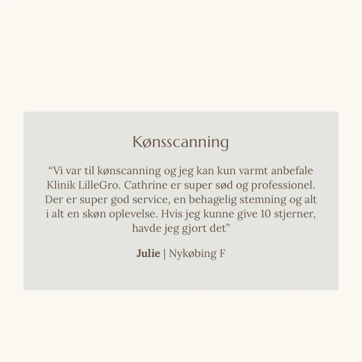 ⭐️Det siger LilleGro&rsquo;s kunder⭐️

Book nemt din tid via online booking: WWW.LILLEGRO.DK

Sidste dag med ledige tider her i januar er fredag d.30 januar 🗓️