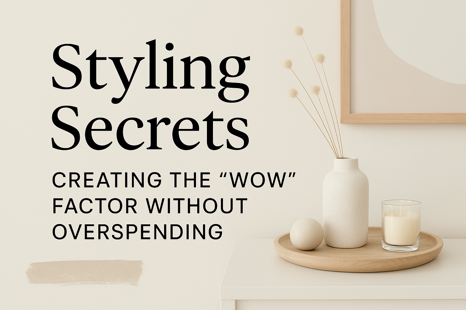 Styling Secrets: Creating the “Wow” Factor Without Overspending