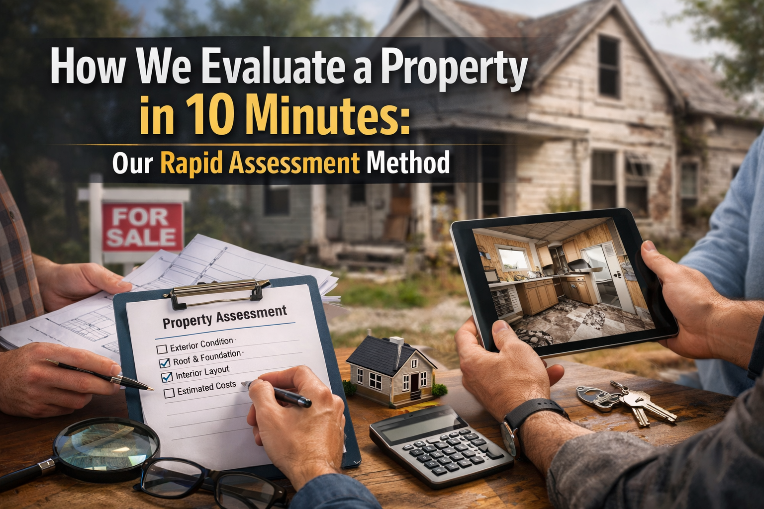 How We Evaluate a Property in 10 Minutes: Our Rapid Assessment Method.