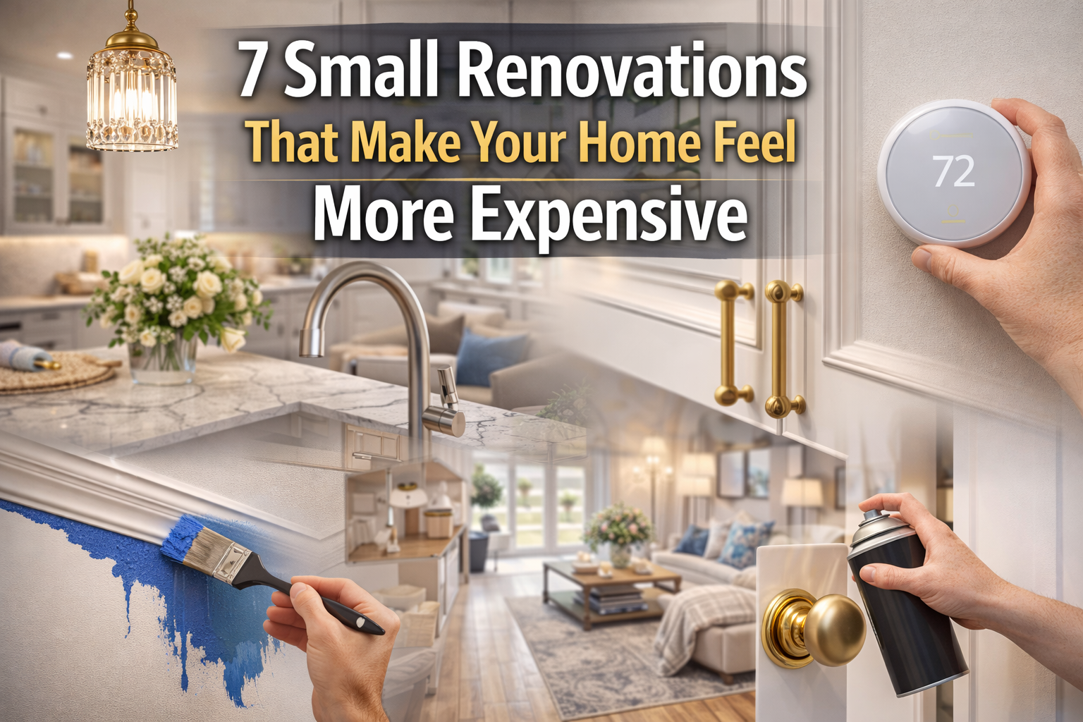 7 Small Renovations That Make Your Home Feel More Expensive. 
