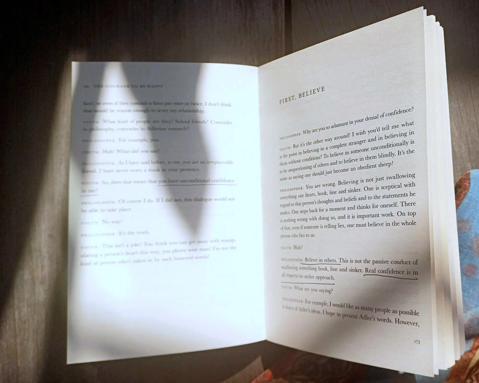 The Courage To Be Happy book about friendship