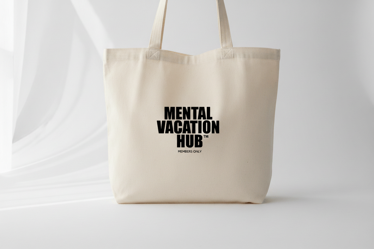 mental vacation hub bag from prints and bags