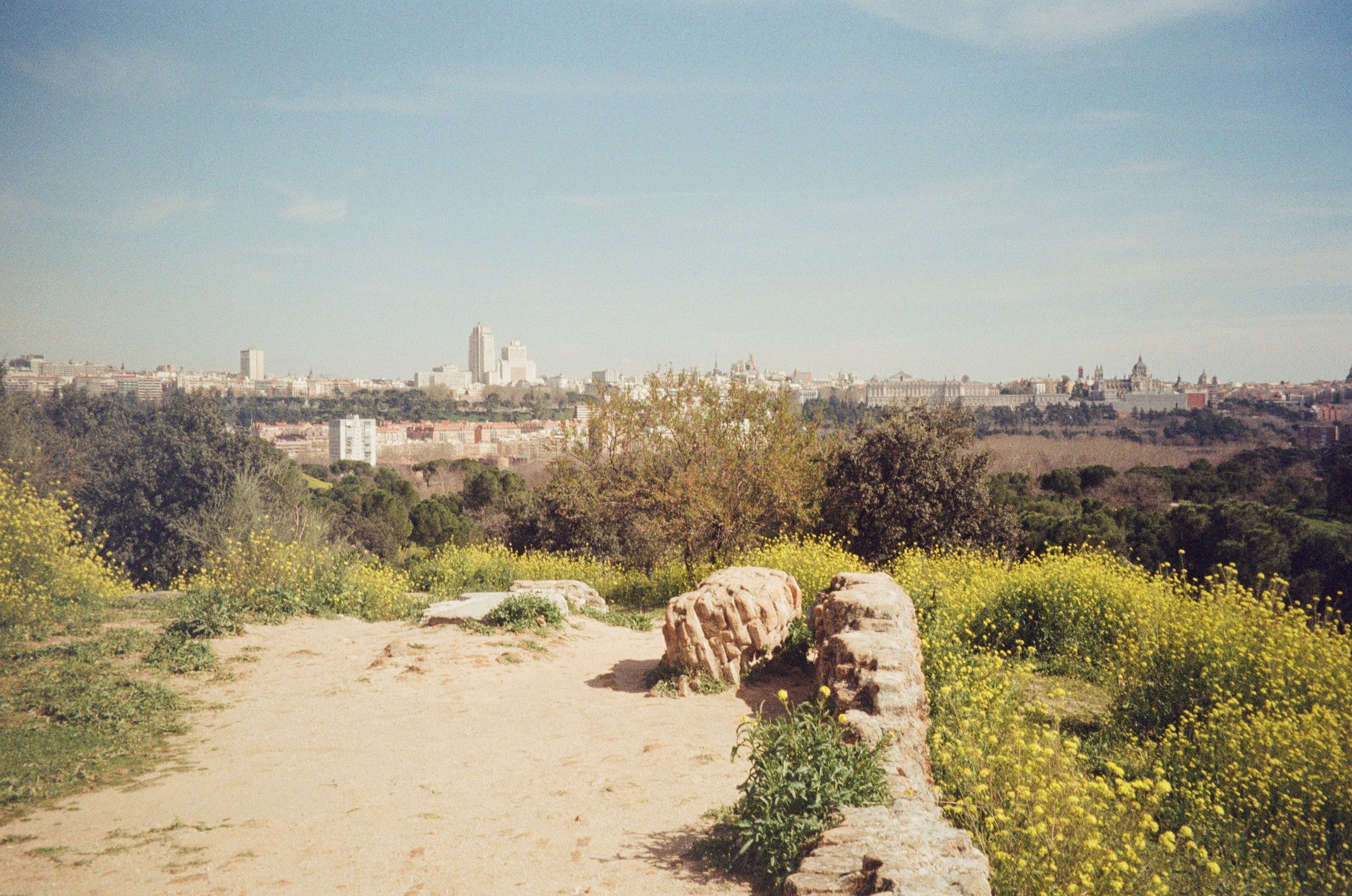 View of Madrid from Casa de Campo