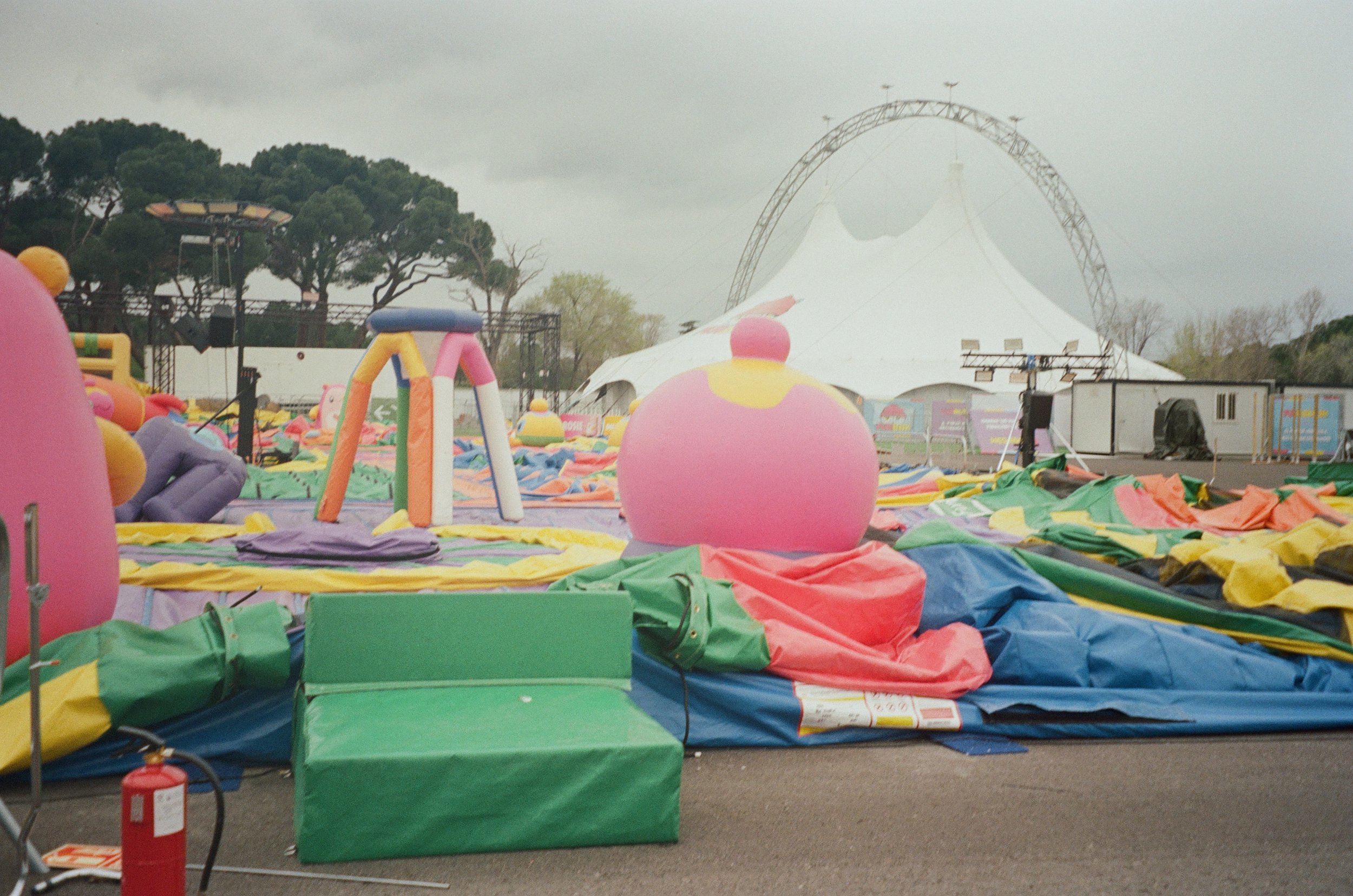 Fun fair at Puerta De Angel, Casa de Campo