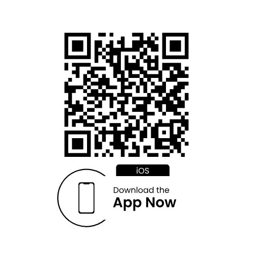 Code QR avec un message pour télécharger une application sur iOS