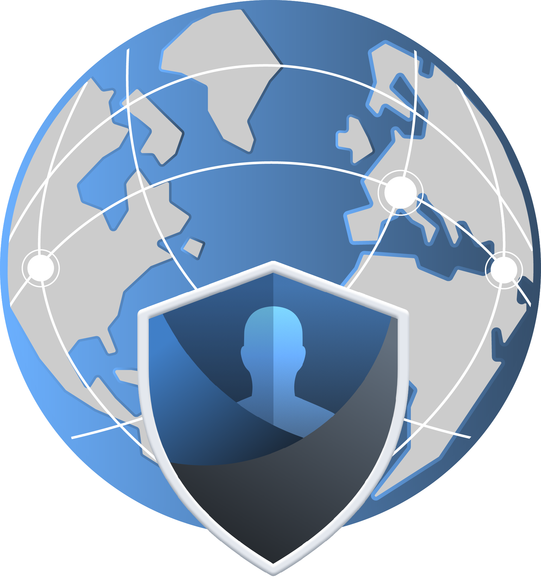 World with IPS Magen logo infront of it