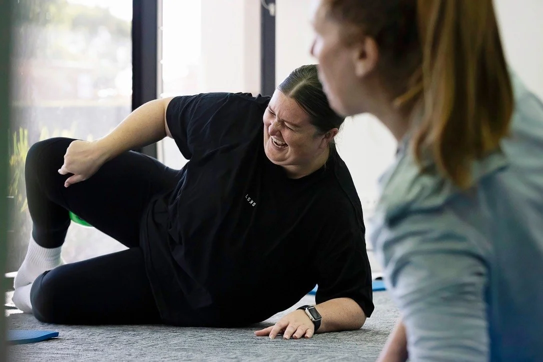 Let me reintroduce myself! 
I'm Tash 👋

Pilates instructor, actor, singer, 9-5 worker, and the face behind every class at Pilates with Tash.

I'm passionate about creating fun, welcoming classes that help you build strength, move better, and leave f