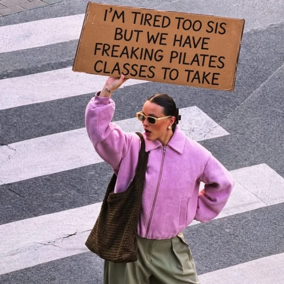 Tired? Absolutely.
Skipping Pilates? Absolutely not. 💪✨

#pilateswithtash#perthpilates #pilatesinstructor #matpilates #reformerpilates