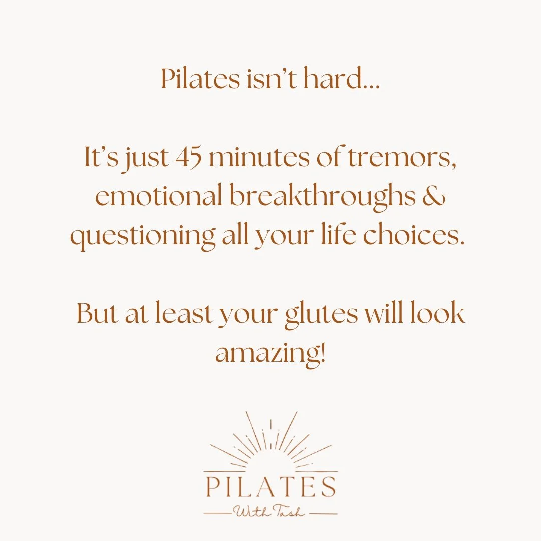 Pilates may humble you in the moment, but it'll leave you feeling stronger, standing taller, and coming back for more. 🤍

#pilateswithtash#perthpilates #pilatesinstructor #matpilates #reformerpilates
