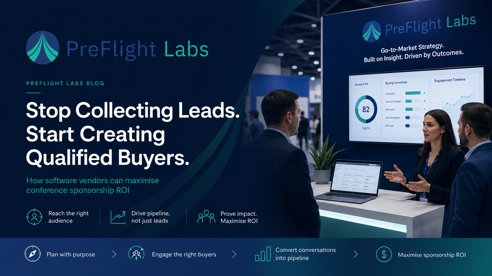 Stop Collecting Leads. Start Creating Qualified Buyers. How software vendors can maximise the return on conference sponsorship