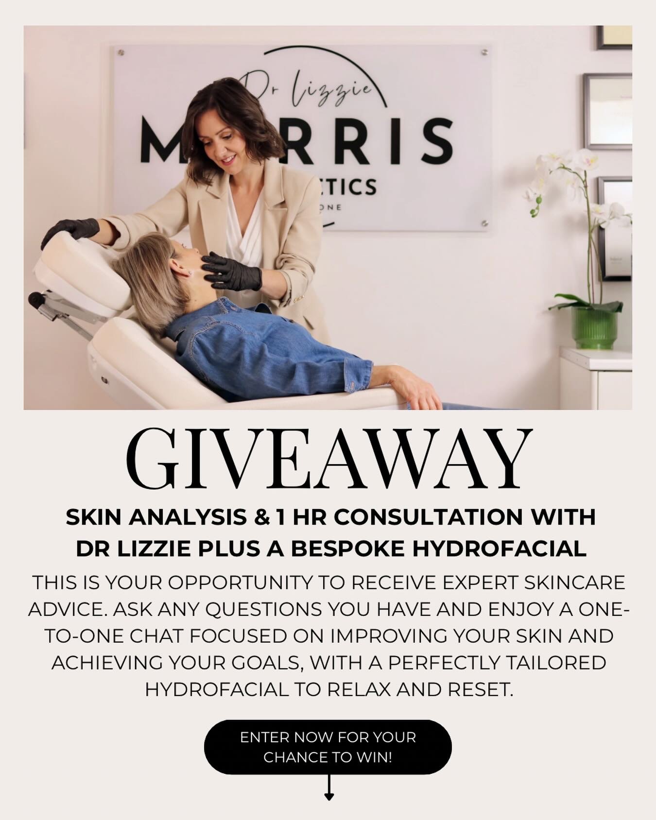 GIVEAWAY TIME 

Ever wondered what your skin needs to look and feel its best? This is your chance to find out!

We&rsquo;re giving one lucky winner the opportunity to ask all their skin questions and receive expert, personalised advice from Dr Lizzie