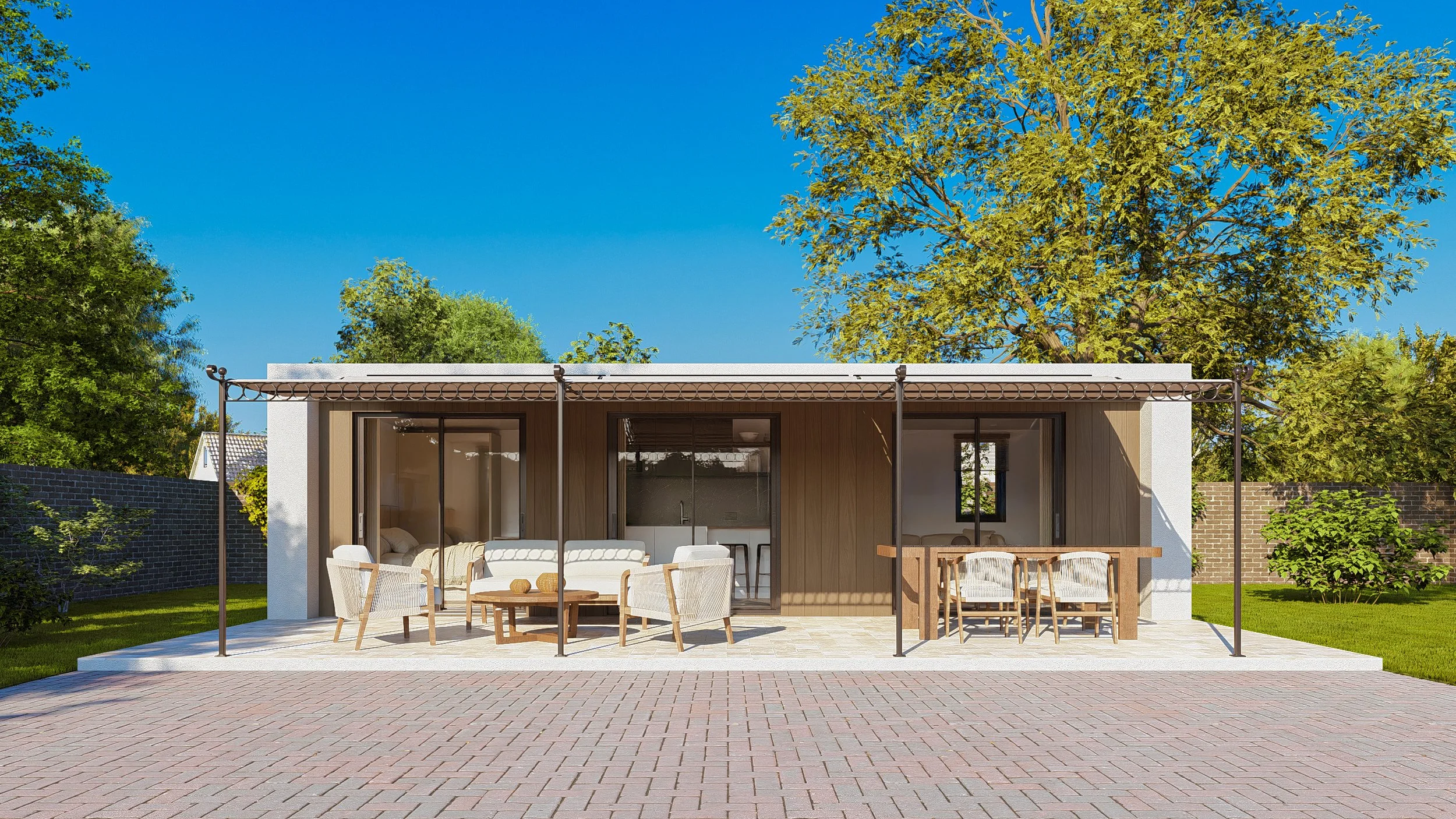 Bauhu affordable hurricane resistant modular hospitality pod